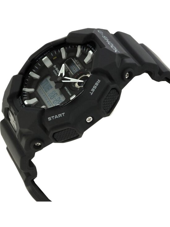 NWT Casio G-Shock Alarm World Time Quartz Analog-Digital Black Dial Men\'s Watch